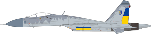 Sukhoi Su27 Flanker Ukrainian Air Force, 831st Brigade of the Tactical Avition, 2016 JCW-72-SU27-016