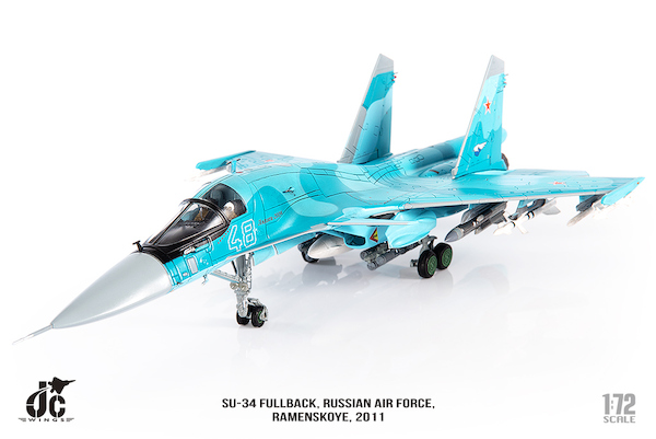 Sukhoi Su34 Fullback Russian Air Force, Ramenskoye, 2011 JCW-72-SU34-006