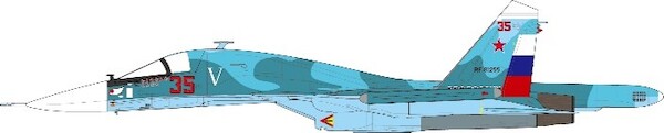 Sukhoi SU-34 Fullback Russian Air Force, Ukraine War, 2022 Red 35 JCW-72-SU34-008
