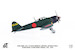 Mitsubishi A6M5 Zero W.O. Tetsuzo Iwamoto, Imperial Japanese Navy, 253rd Naval Flying Group, 1944  JCW-72-ZERO-001