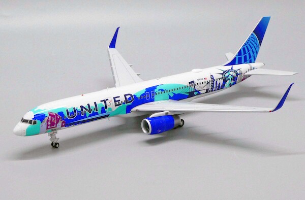 Boeing 757-200 United Airlines Her Art Here - New York / New Jersey Livery N14102 With Stand LH2269