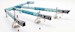 Airport Passenger Bridge Airbus A380 (Blue)