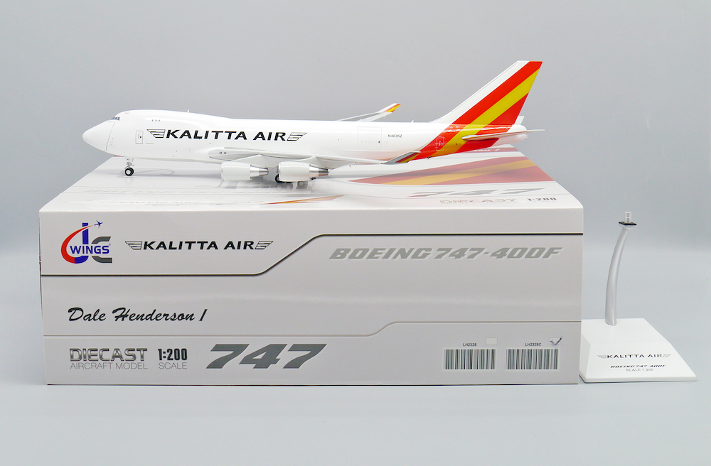 JC Wings LH2328C Boeing 747-400F Kallita Air N403KZ Interactive S