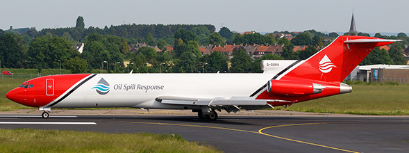 Boeing 727-200F T2 Aviation G-OSRA LH2380