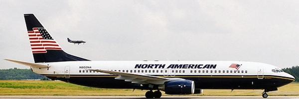 Boeing 737-800 North American Airlines N802NA (Flaps Down)  LH2437A