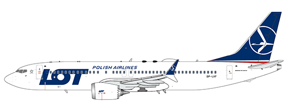 Boeing 737 MAX 8 LOT Polish Airline SP-LVF LH4199