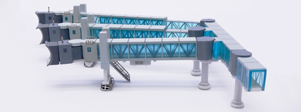 Airport Accessories Air Passenger Bridge for A380 (Blue)  LH4386