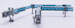 Airport Accessories Air Passenger Bridge for B737 (Blue) 