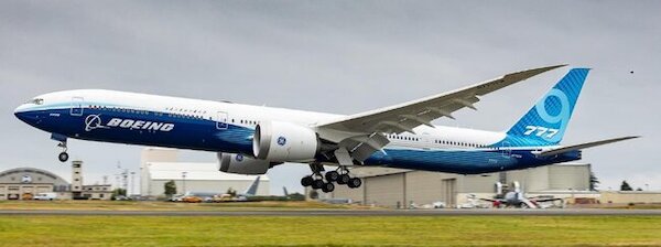 Boeing 777-9 House Color "First Flight" N779XW Folded Wingtip  LH4426X