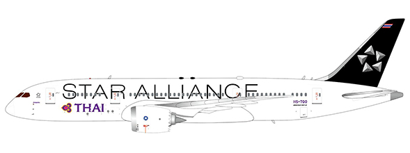 Boeing 787-8 Dreamliner Thai Airways "Star Alliance" HS-TQO LH4459