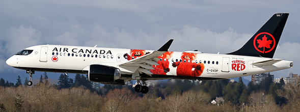 Airbus A220-300 Air Canada "Turning Red" C-GVDP  SA2011