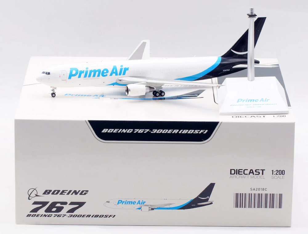 JcWings 1/200 アマゾン Prime Air B767-300BCF Interactive AMZ Prime Air Boeing 767-300ER(BCF) N1381A JC