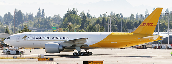 Boeing 777-200LRF Singapore Airlines