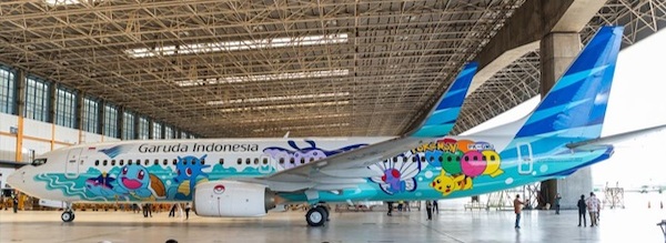 Boeing 737-800 Garuda Indonesia "Pokemon" PK-GMU  SA2064