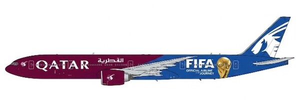 Boeing 777-300ER Qatar Airways "FIFA Official Airline of the Journey" A7-BEH  SA2130