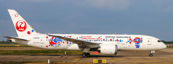 Boeing 787-8 Dreamliner Japan Airlines "Expo 2025" JA823J SA4050