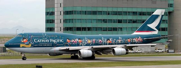 Boeing 747-400 Cathay Pacific "Spirit of Hong Kong" B-HOX SA4062