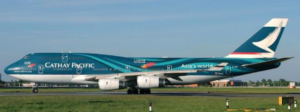 Boeing 747-400 Cathay Pacific "Asia's World City" B-HOY SA4063