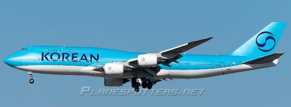 Boeing 747-8 Korean Air HL7638 SA4095