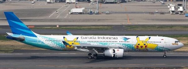Airbus A330-300 Garuda Indonesia "Pikachu" PK-GPY  SA4096