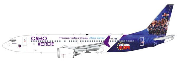 Boeing 737 MAX 8 Cabo Verde Airlines "Cabo Verde Na Copa" D4-CCJ  SA4134
