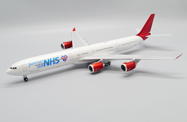 Airbus A340-600 Maleth Aero "Thank you NHS" 9H-PPE XX20098