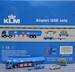 Airport GSE Sets KLM Fuel Truck,Tug w/tow bar, Cargo dolly, Car Set 5 XX2025
