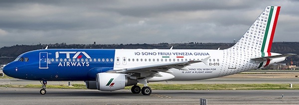 Airbus A320 ITA Airways "FVG Region" EI-DTG XX20371