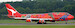 Boeing 747-400 Qantas "Wunala Dreaming Livery" VH-OJB Flaps Down 