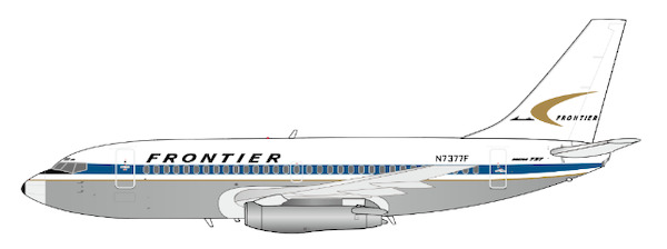 Boeing 737-200 Frontier Airlines N7377F Polished  XX20506