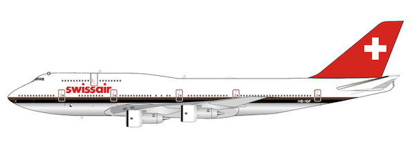 Boeing 747-300 Swissair HB-IGF Polished  XX20525