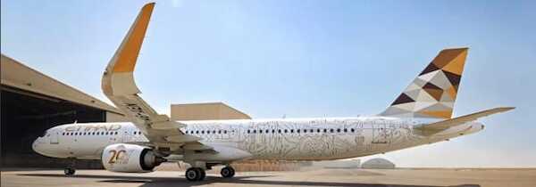 Airbus A321neo Etihad Airways "20 Years" A6-AEN XX20529