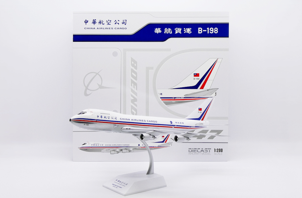 JC Wings XX20535 Boeing 747-200F China Airlines Cargo B-198 Polis