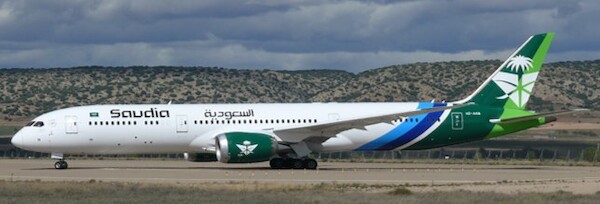 Boeing 787-9 Dreamliner "94th National Day" Saudia Saudi Arabian Airlines HZ-ARB XX20627