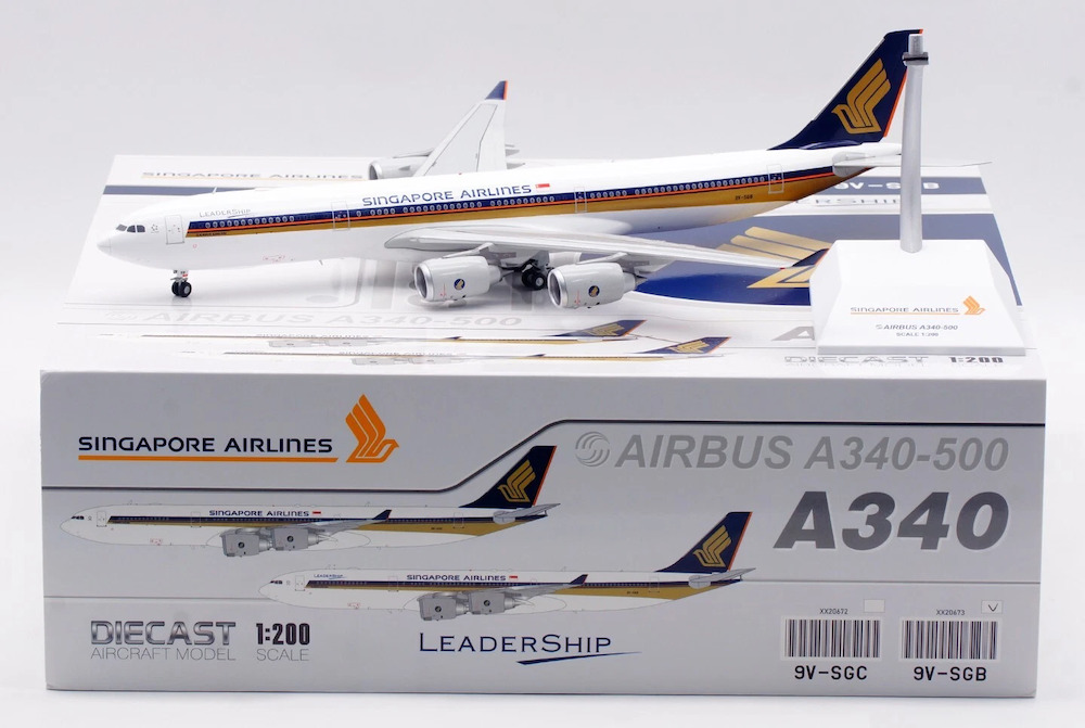 JC Wings XX20673 Airbus A340-500 Singapore Airlines 
