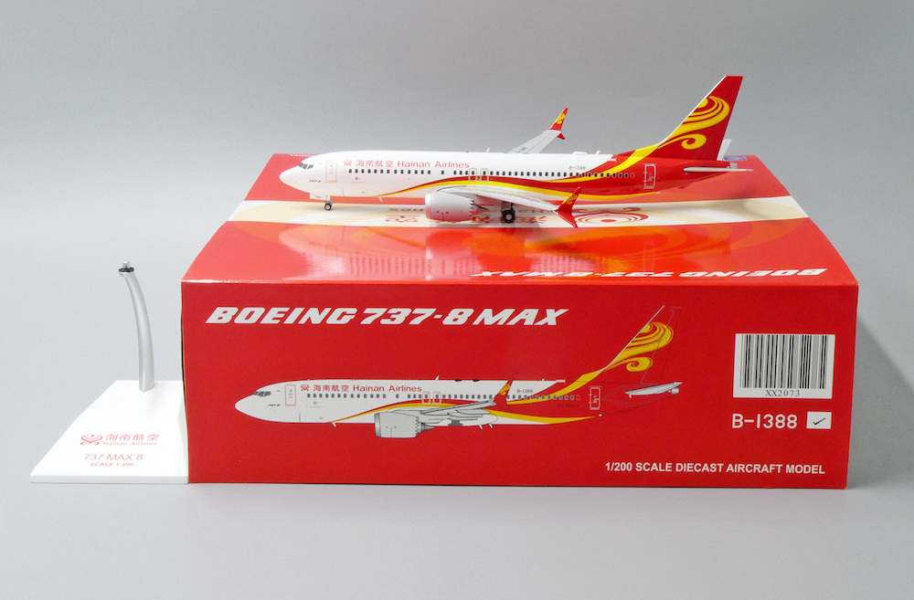 JC Wings XX2073 Boeing 737 MAX 8 Hainan Airlines B-1388