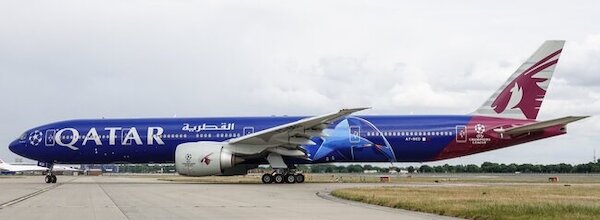 Boeing 777-300ER Qatar Airways "UEFA Champions League" A7-BED XX20819