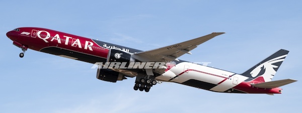 Boeing 777-300ER Qatar Airways "Formula 1" A7-BEG XX20874