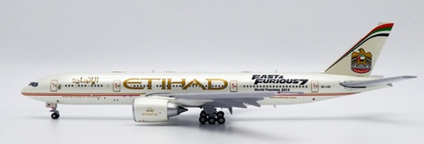 Boeing 777-200LR Etihad Airways "Fast & Furious 7" A6-LRE Flaps Down  XX40111A