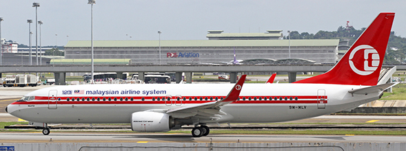 Boeing 737-800 Malaysia Airlines "Retro" 9M-MLV  XX40202