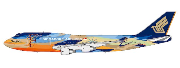 Boeing 747-400 Singapore Airlines "Tropical" 9V-SPK XX40213