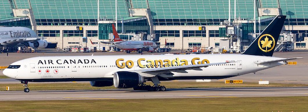 Boeing 777-300ER Air Canada "Go Canada Go" C-FITW  XX40258