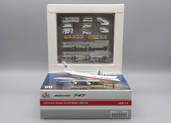 Boeing 747-100 "747 Super Airbus" House Color "Polished" JA8114 With GSE set  XX40280