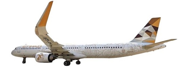 Airbus A321neo Etihad Airways "20 Years" A6-AEN XX40287