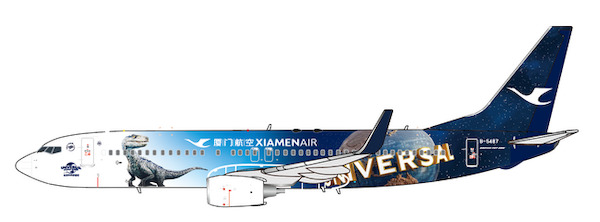 Boeing 737-800 Xiamen Airlines "Universal Beijing Resort" B-5487  XX40292