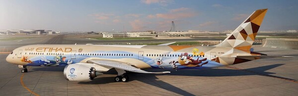 Boeing 787-10 Dreamliner Etihad Airways "Warner Bros. World" A6-BMA XX40293