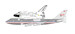 Boeing 747-100 NASA N905NA Polished with Space Shuttle