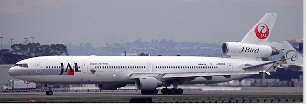 McDonnell Douglas MD11 JAL Japan Airlines "J-Bird" JA8584  XX40373