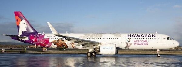 Airbus A321neo Hawaiian Airlines "Welcome, Voyagers" N208HA XX40616