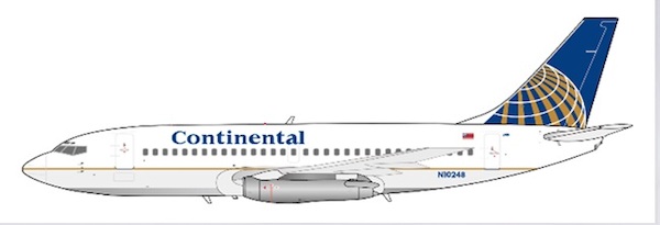 Boeing 737-200 Continental Airlines N10248 Polished XX40640